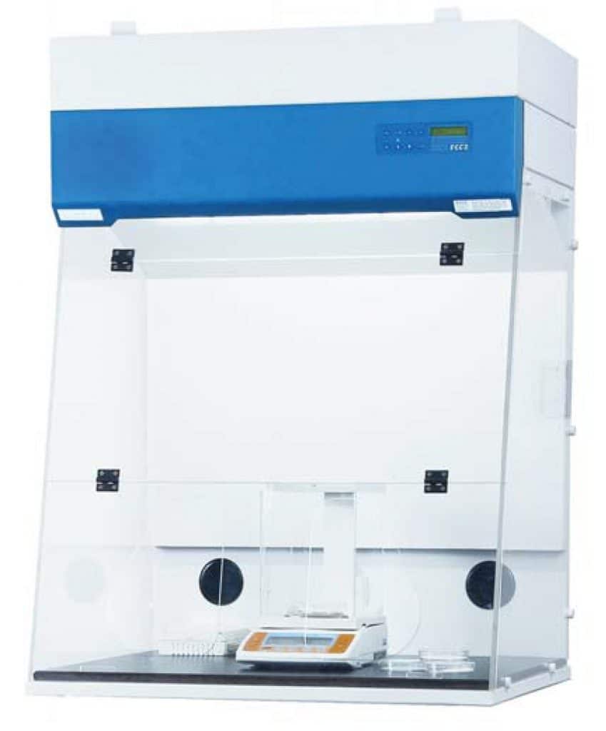 Chemical fume hood - GlassGuard™ - Mott Manufacturing - exhaust /  containment / weighing